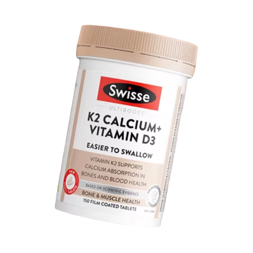 推荐商品：Swisse/斯维诗 K2柠檬酸钙片 中老年人维D3 瓶装