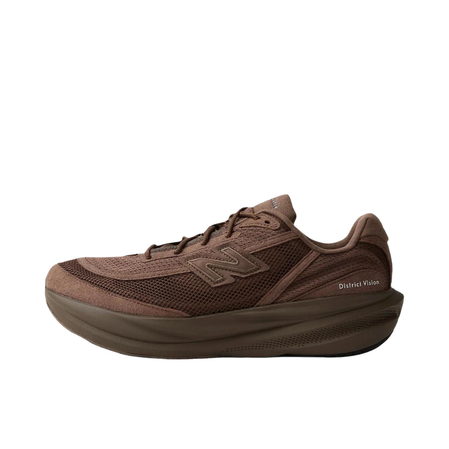 推荐商品：New Balance 1080 v15 跑鞋 舒适时尚耐磨贴合慢跑 District Vision联名/D宽/棕色