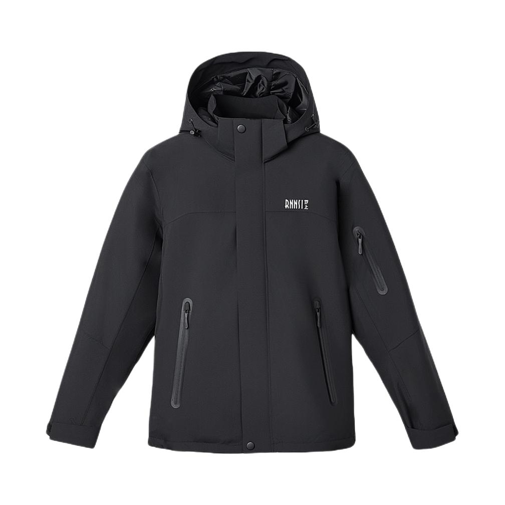 推荐商品：罗上 2026SS 三合一防风防水户外耐磨登山长袖冲锋衣 女装 L001S 骑士黑