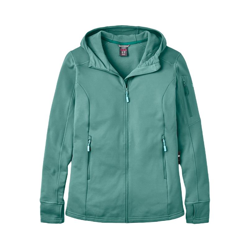 推荐商品：RAB Modulus系列保暖透气防风修身抓绒衣 女装 QFG-16 桉树绿