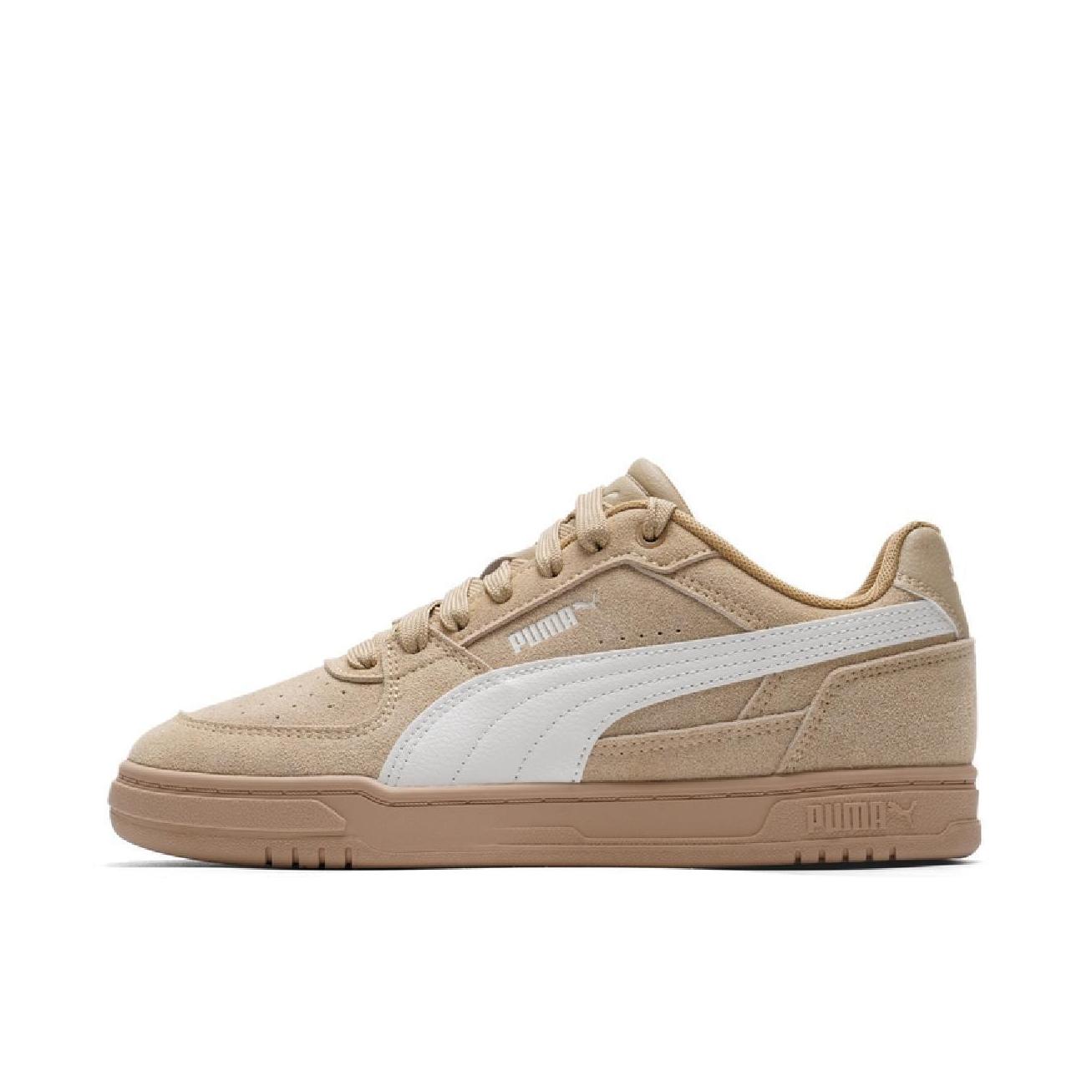 推荐商品：Puma/彪马 Caven 3.0 小白鞋 板鞋 厚底舒适百搭耐磨复古减震牛皮圆头 女款/驼色