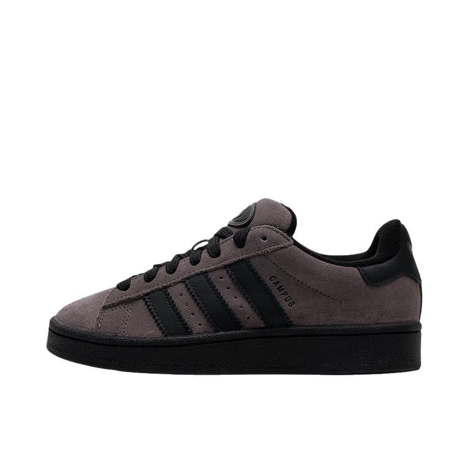 推荐商品：adidas Originals Campus 00s 板鞋 面包鞋 复古缓震透气轻便薄底贴合耐穿圆头包裹性平跟支撑 棕色/深黑色