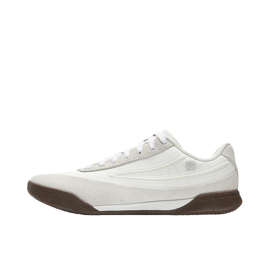 推荐商品：FILA/斐乐 TENNIS 云息鞋 板鞋 薄底鞋 网球圆头系带 白棉花糖