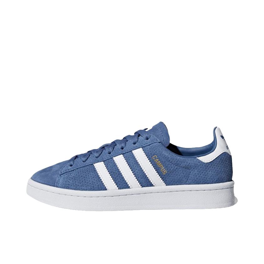 推荐商品：adidas Originals Campus 00s 板鞋 面包鞋 复古缓震透气轻便薄底贴合耐穿圆头包裹性平跟支撑 大童/冰蓝色