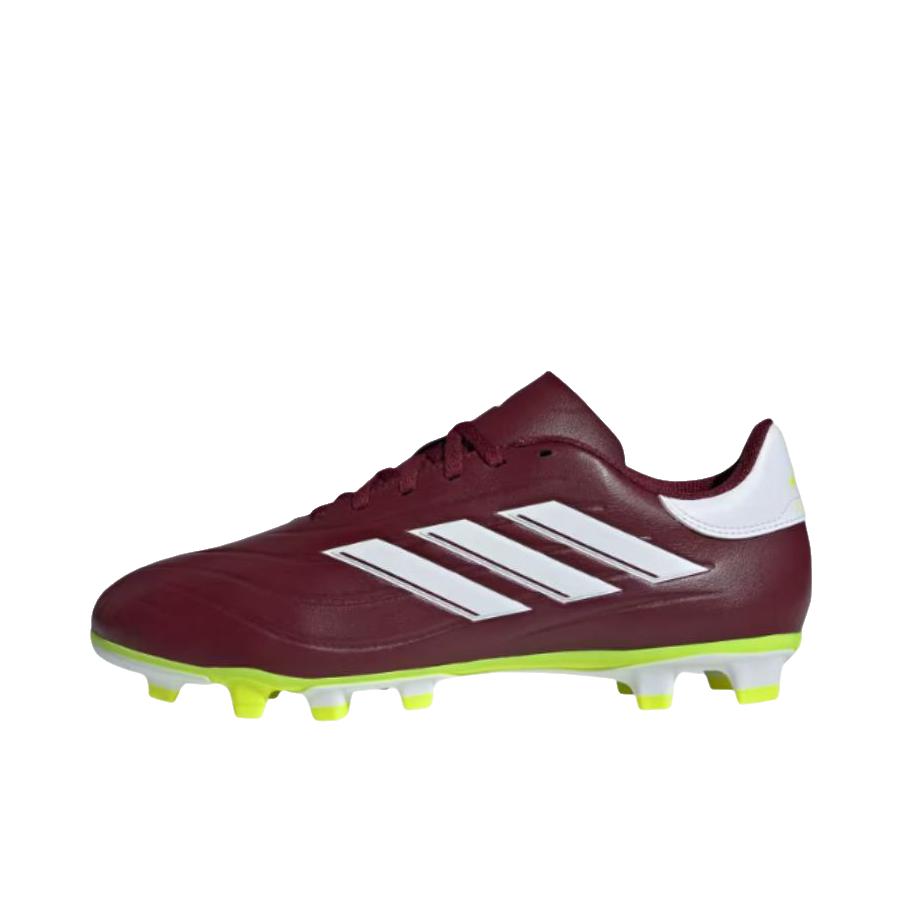 推荐商品：adidas Copa Pure 2 Elite FG 顶级 长钉 硬天然草场 足球鞋 暗影红/云白色/太阳队黄