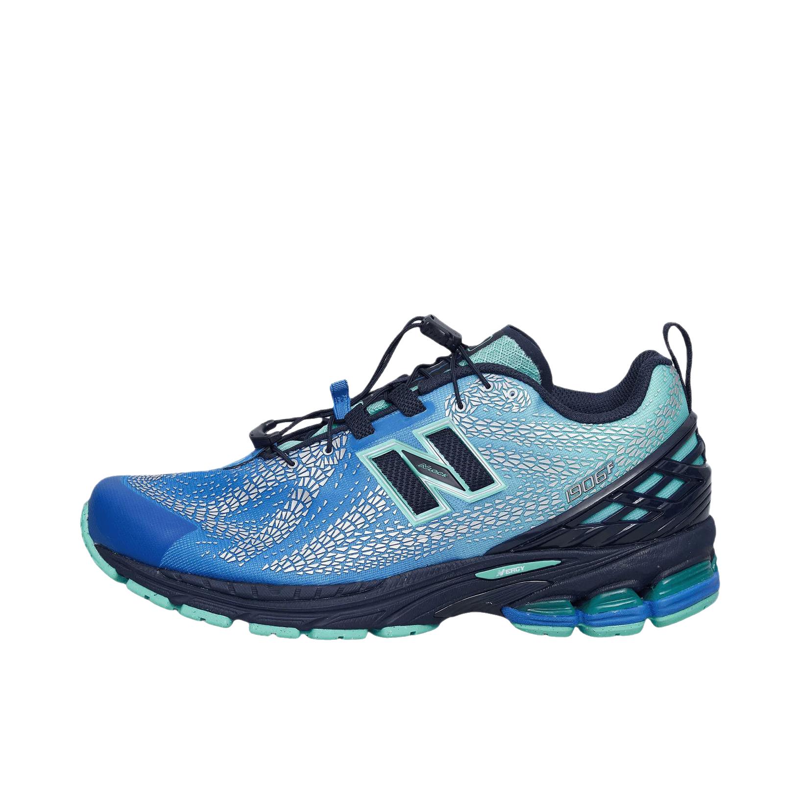 推荐商品：New Balance 1906R 跑鞋 网面透气防滑耐磨轻便复古防水运动贴合 D宽/蓝色/银色