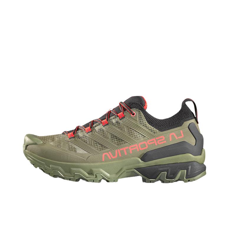 推荐商品：La Sportiva Ultra Raptor 3 徒步鞋 户外鞋 轻便透气防滑耐磨 柏绿色/山红色