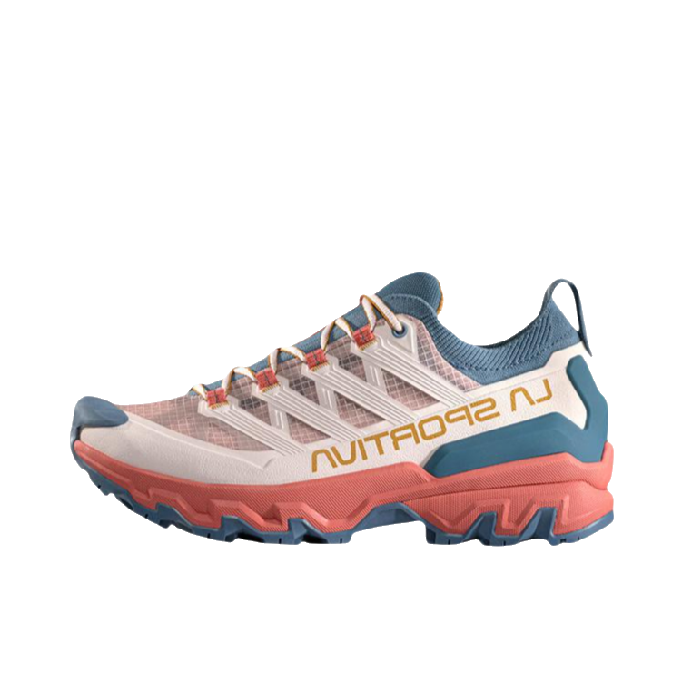 推荐商品：La Sportiva Ultra Raptor 3 徒步鞋 户外鞋 轻便透气防滑耐磨 淡紫色/灰色/矿物红