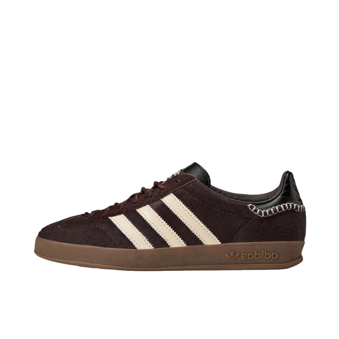 推荐商品：adidas Originals Gazelle T头鞋 德训鞋 板鞋 轻便复古薄底舒适百搭减震耐磨贴合圆头 Wales Bonner 联名/棕色