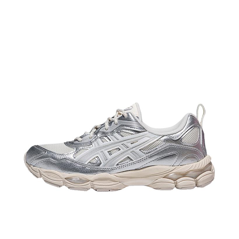 推荐商品：Asics/亚瑟士 GEL-NYC RGD 跑鞋 情侣复古运动缓震 米色/银色