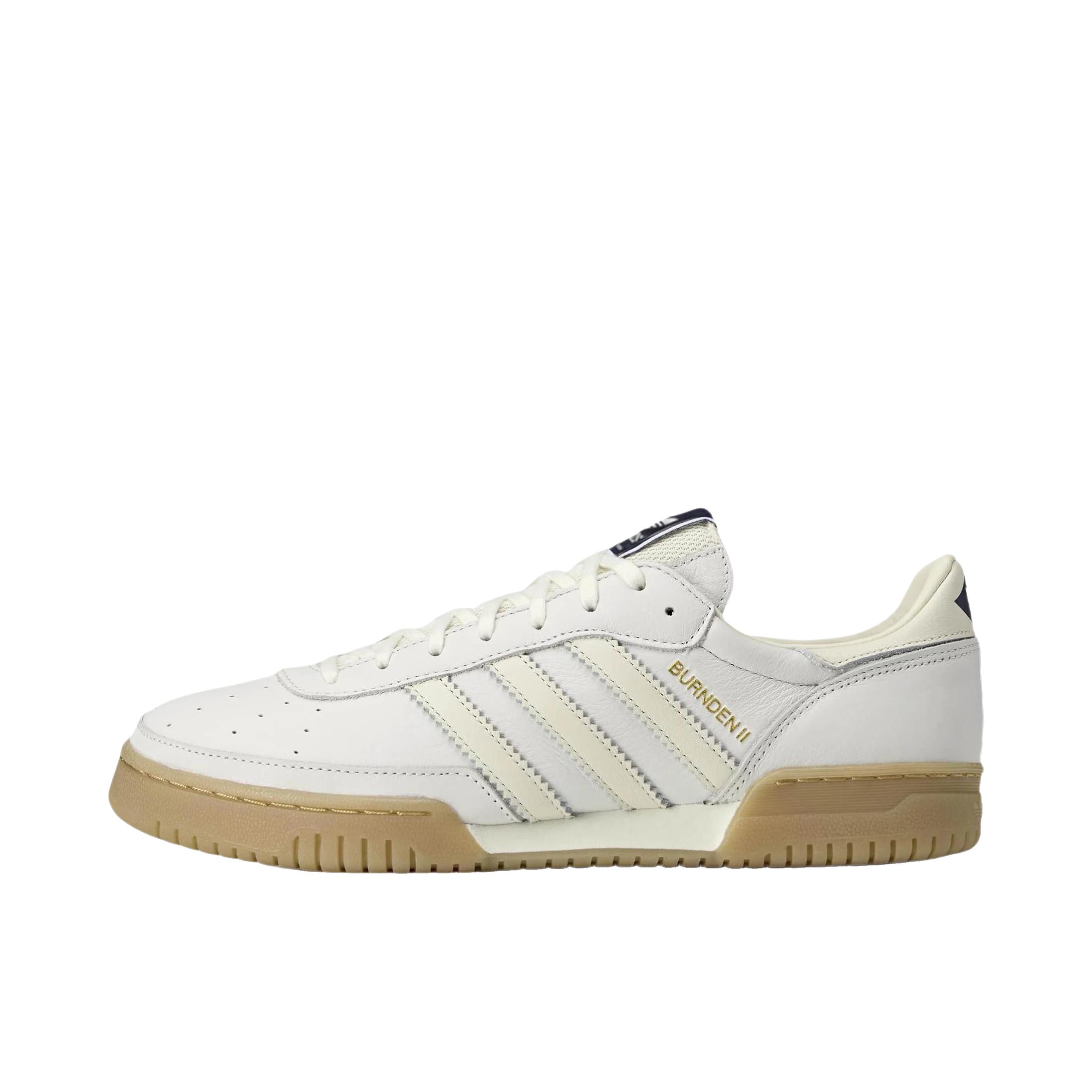 推荐商品：adidas originals Burnden Spzl 防滑耐磨 舒适透气 轻便 时尚复古 运动休闲鞋 米色/白色