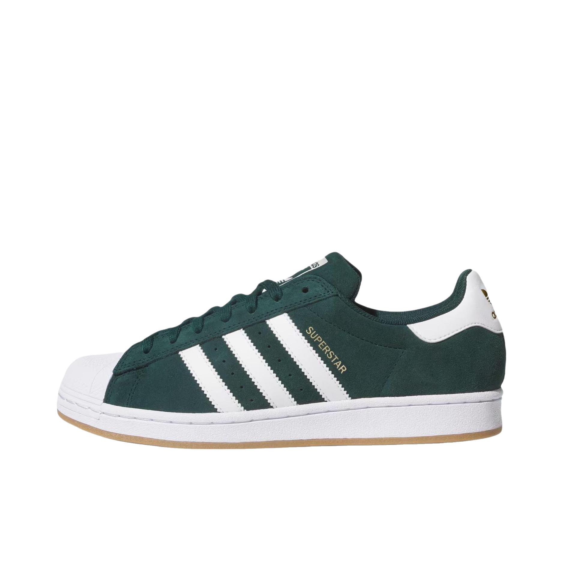 推荐商品：adidas Originals SUPERSTAR ADV 板鞋 橡胶厚底圆头 绿色/奶白色