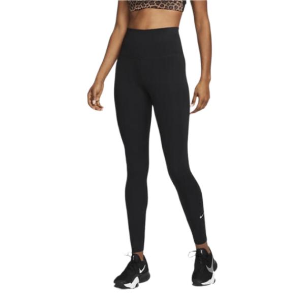 推荐商品：Nike 高腰速干纯色打底裤 女装 DM7279 黑