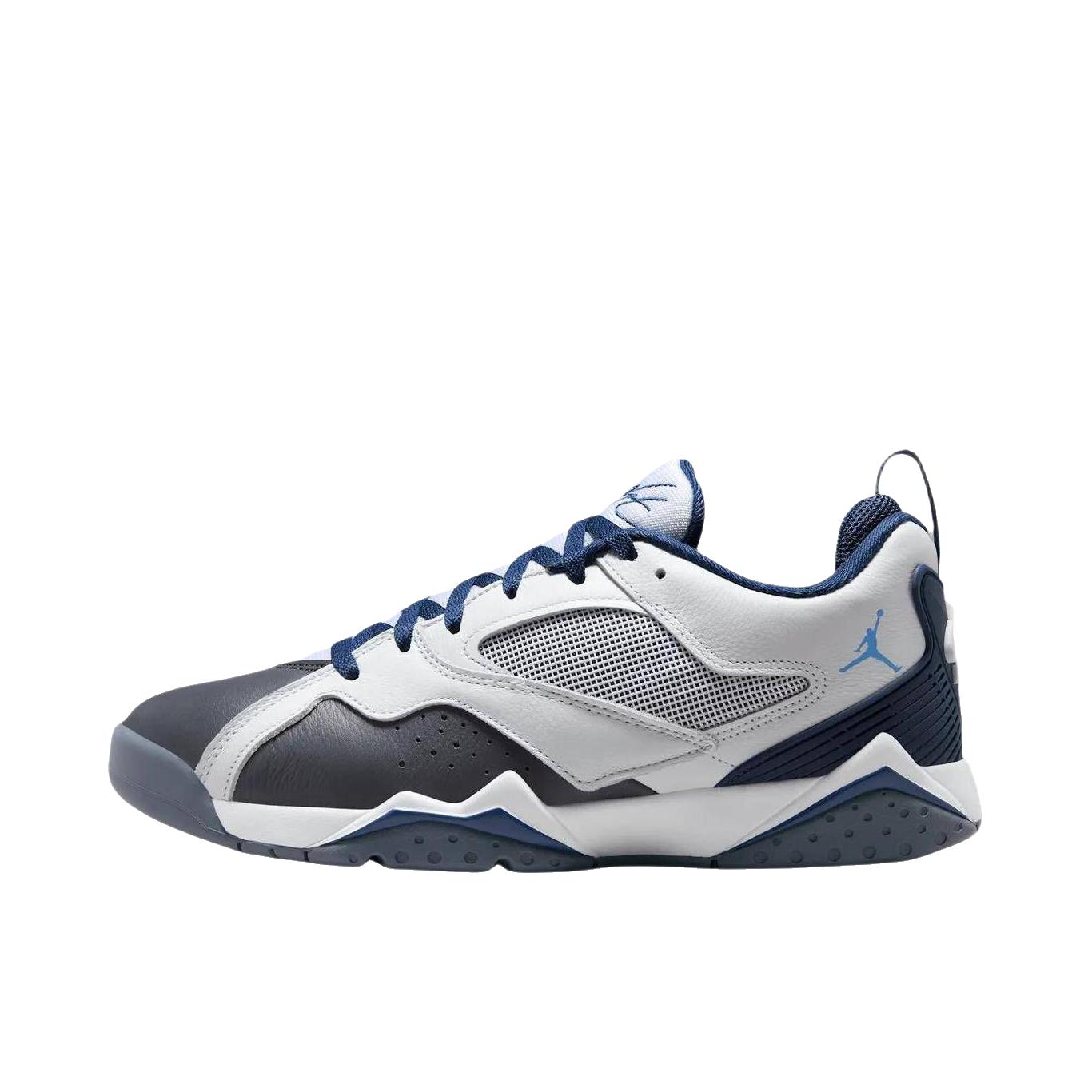 推荐商品：Jordan MVP 92 RM 篮球鞋 防滑耐磨低帮平跟真皮篮球风格减震冬季 白色/蓝色