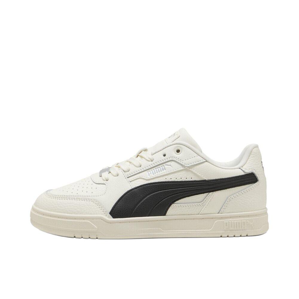 推荐商品：Puma/彪马 Caven 3 Plus 板鞋 运动舒适休闲支撑 米白色/黑色