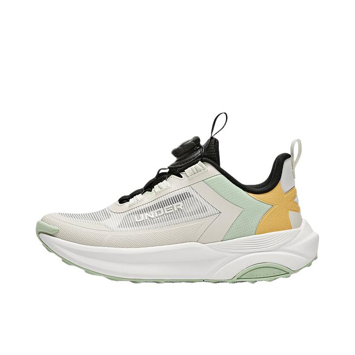 推荐商品：Under Armour/安德玛 户外系列 运动休闲鞋 透气耐磨旋钮 大童/浅绿色