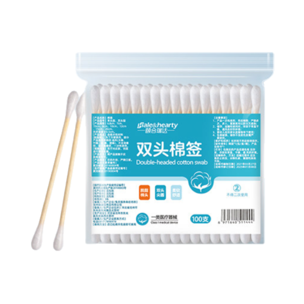 推荐商品：Hale&Hearty/颐合瑞达 双头款 双头棉签 袋装