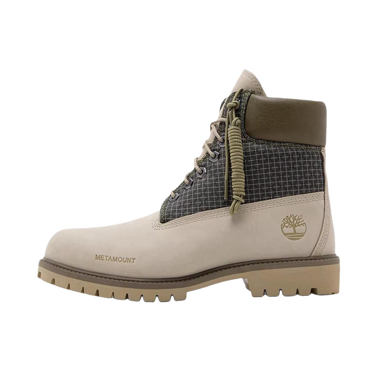 推荐商品：Timberland/添柏岚 6-Inch boot 柔软 系带 圆头 短筒 马丁靴 MetaMount联名/浅棕色