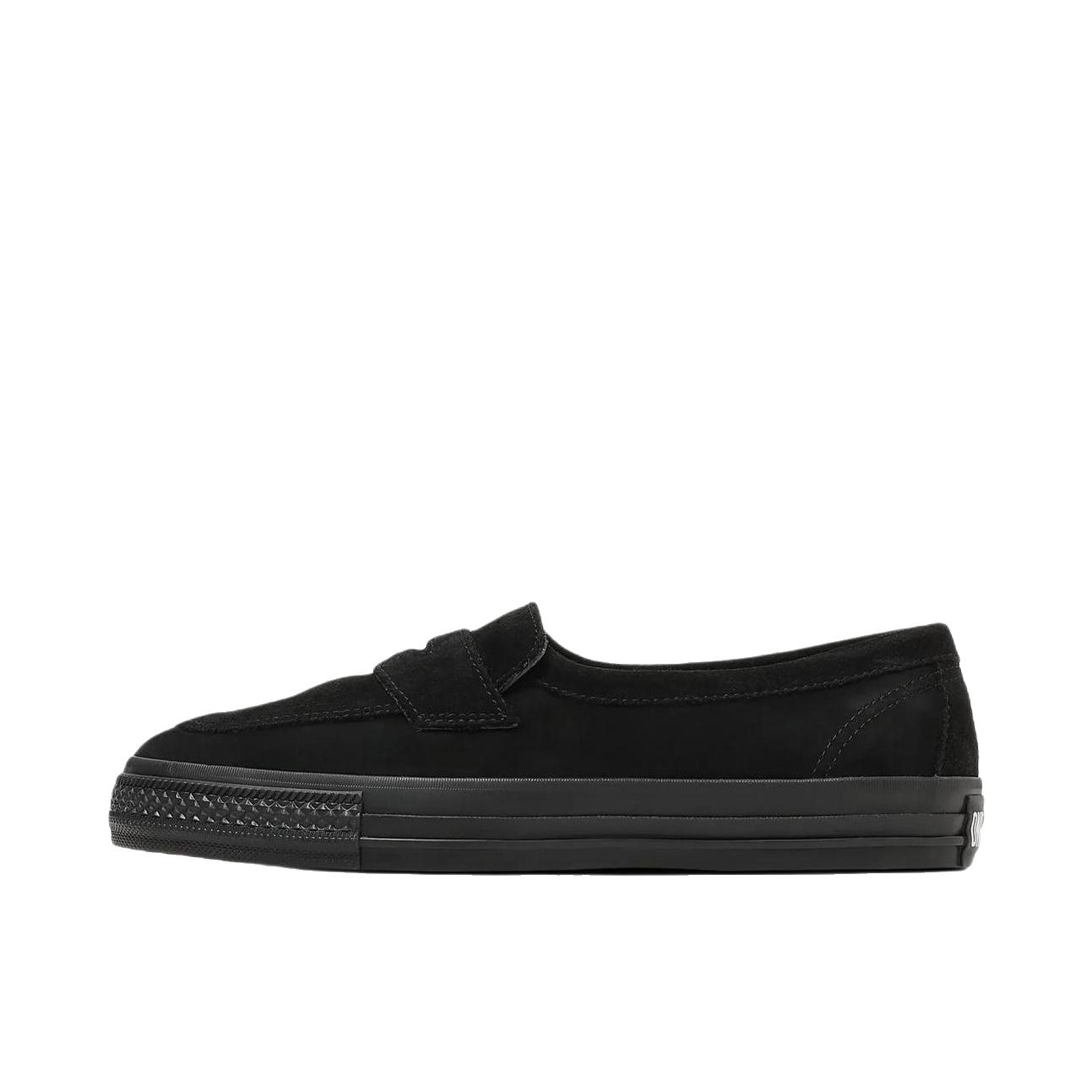 推荐商品：Converse/匡威 One Star Loafer ADDICT 柔软 防滑 低帮 圆头 板鞋 男款/纯黑色