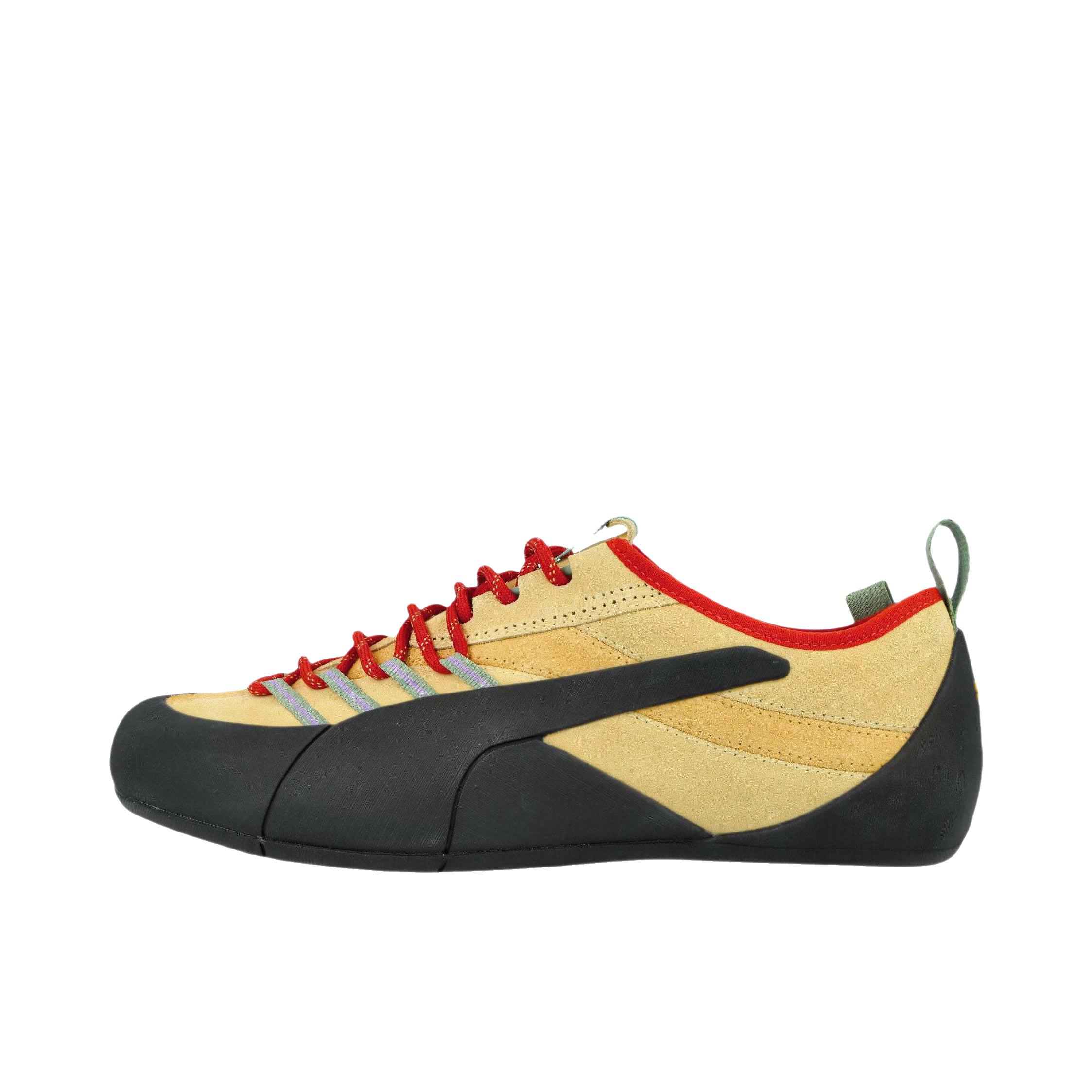 推荐商品：Puma/彪马 KLIM 运动休闲鞋 皮革低帮薄底贴合 黄色/黑色