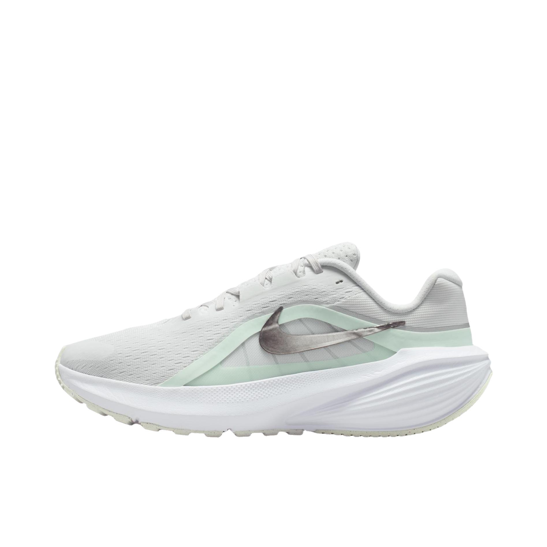 推荐商品：Nike Downshifter 14 跑鞋 时尚系带轻便透气回弹训练贴合缓震防滑 白色 