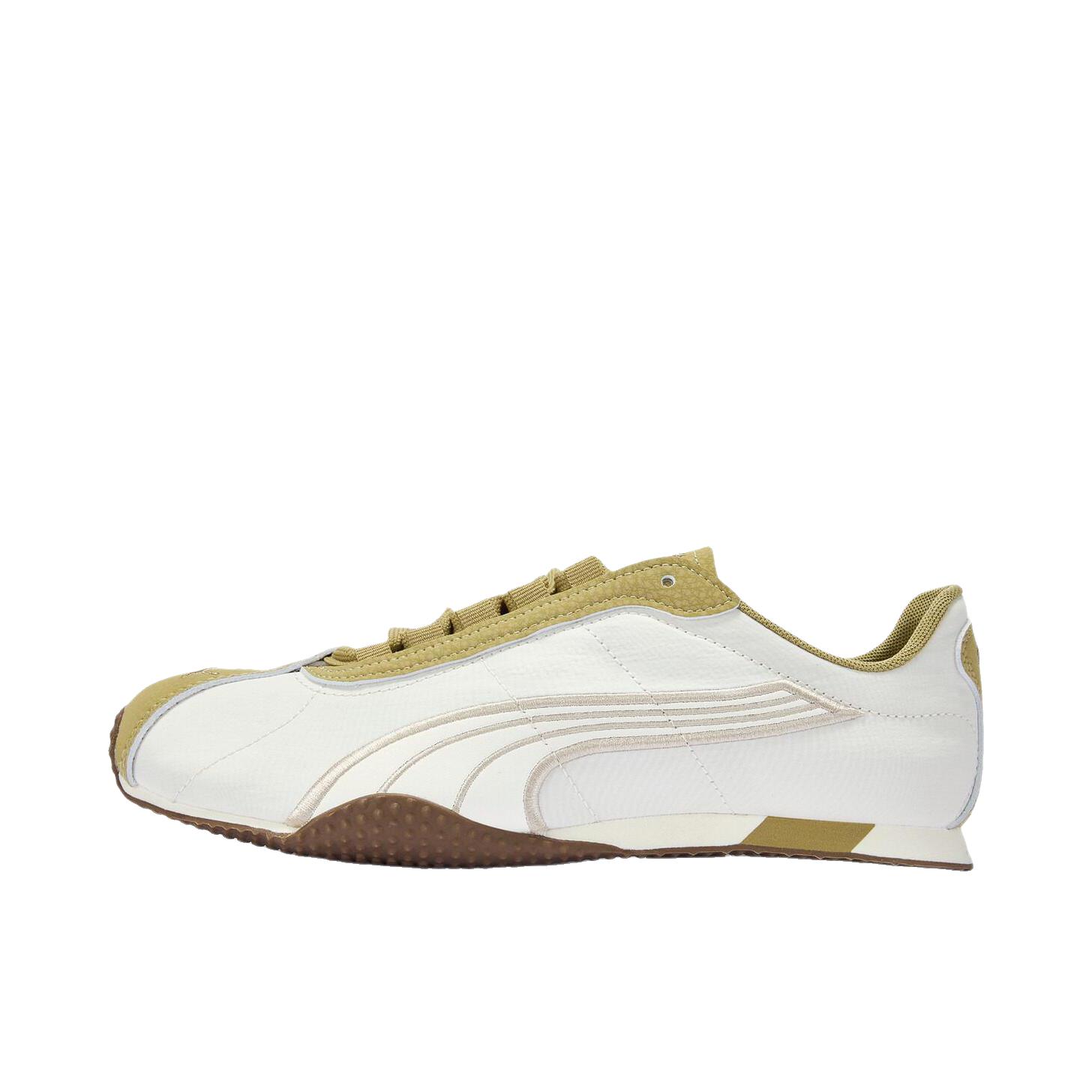 推荐商品：Puma/彪马 H-STREET 运动休闲鞋 网眼系带低帮田径千禧贴合薄底 米白色/暖白色/咖啡奶色