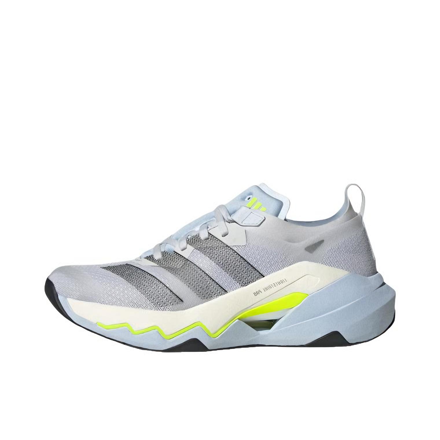 推荐商品：adidas Rapidmove Pro 训练鞋 支撑轻便橡胶厚底贴合 女款/符点灰/晶蓝色