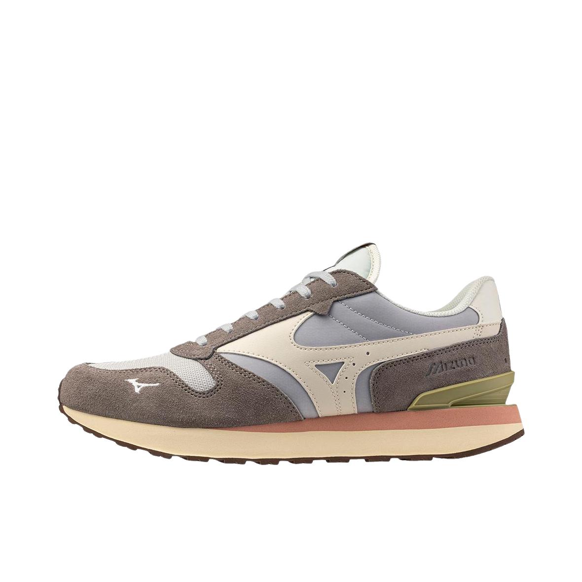 推荐商品：Mizuno/美津浓 RB87 减震 防滑 低帮 系带 跑鞋 灰色/棕色/米色/绿色