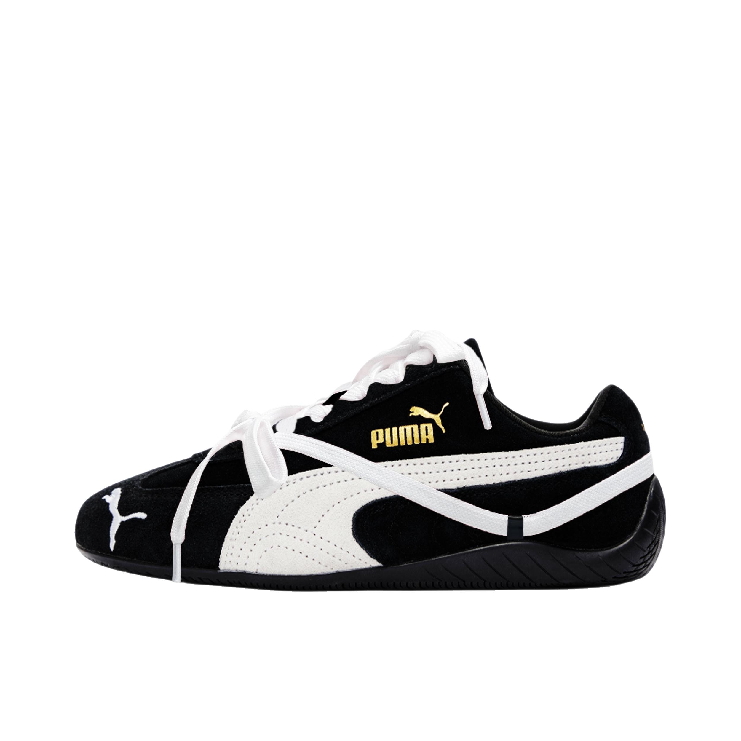 推荐商品：定制款 Puma/彪马 Speedcat 系列 运动休闲鞋 耐磨低帮圆头系带 墨白