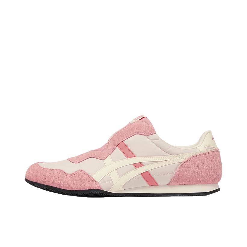 推荐商品：Onitsuka Tiger/鬼塚虎 SERRANO™ SLIP-ON 运动休闲鞋 轻便 粉色/白色