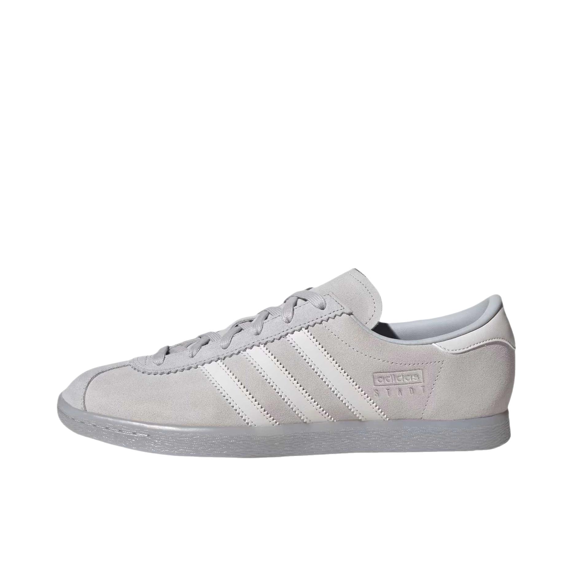 推荐商品：adidas Originals Stadt T头鞋 德训鞋 运动休闲鞋 防滑耐磨舒适透气百搭潮流复古时尚薄底贴合 灰色二号/灰色一号/透明玛瑙