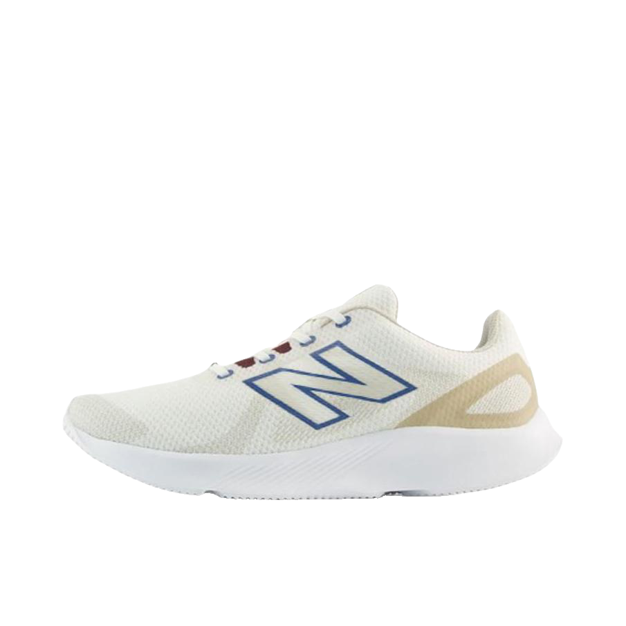 推荐商品：New Balance E430 v4 运动休闲鞋 柔软系带厚底圆头 4E宽/米色