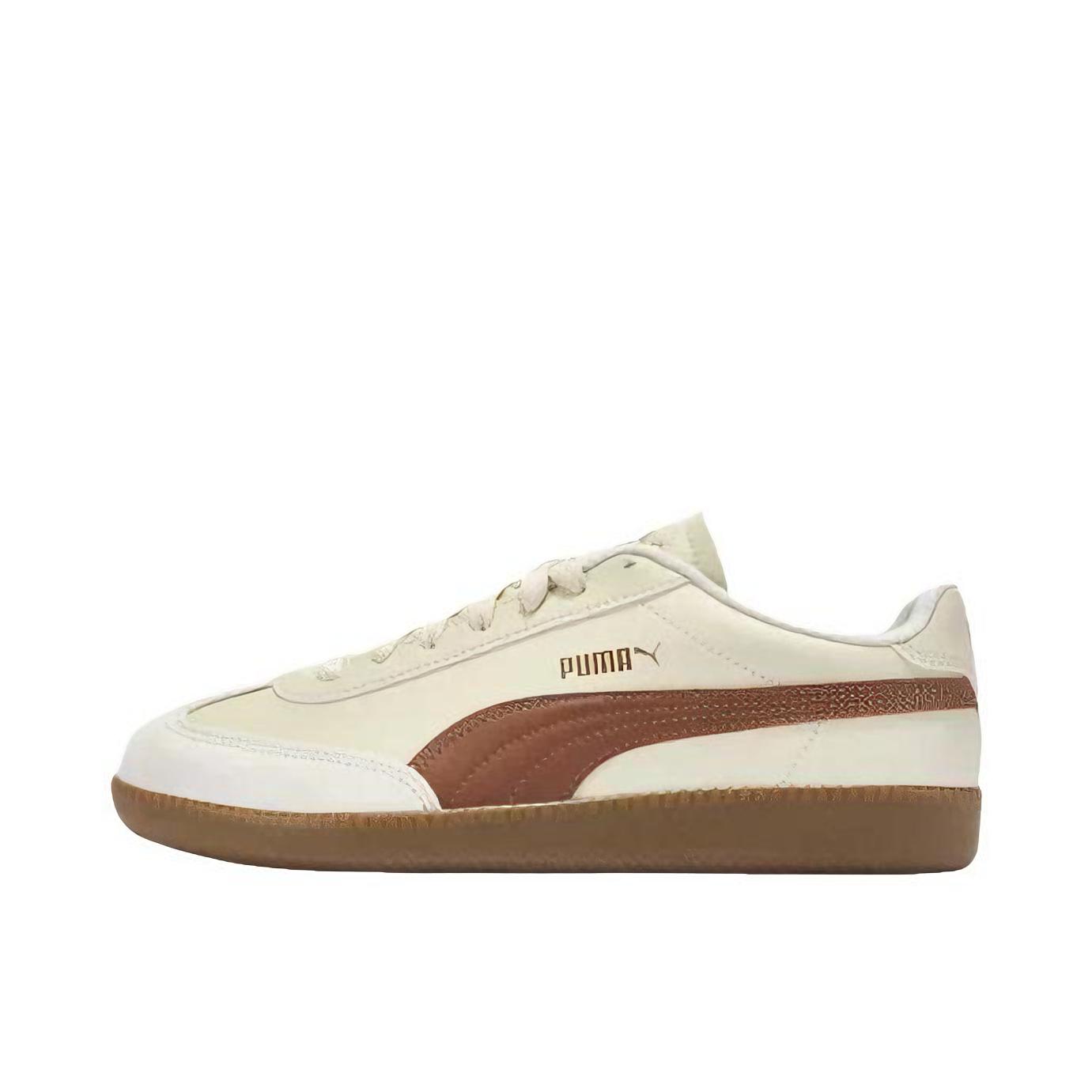 推荐商品：Puma/彪马 9-T T头鞋 德训鞋 板鞋 防滑耐磨减震透气舒适时尚复古百搭薄底 雪白色/棕色/金色