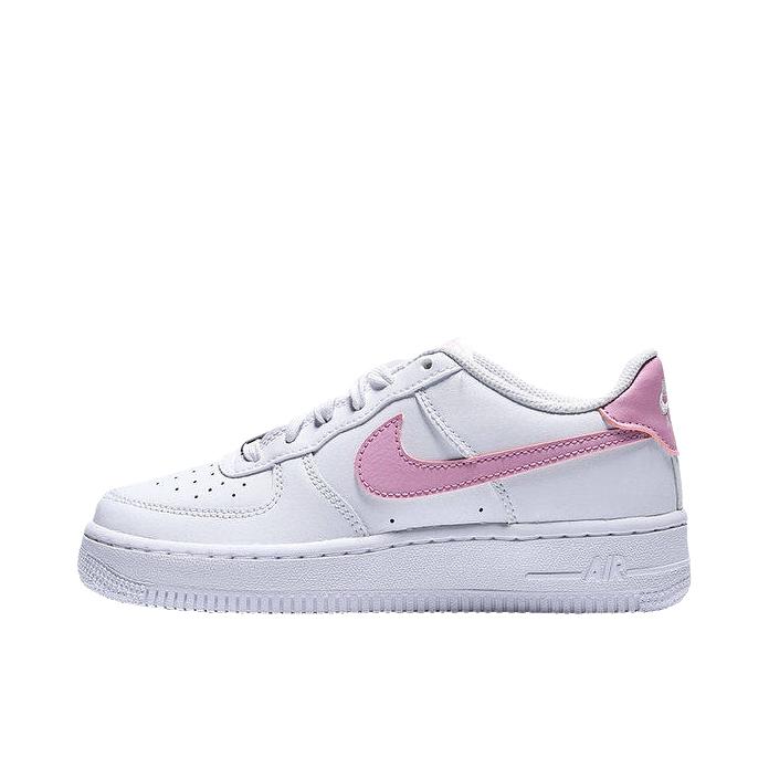 推荐商品：Nike Air Force 1 空军一号 板鞋 轻便舒适百搭耐磨防滑复古 大童/粉色/羽白色