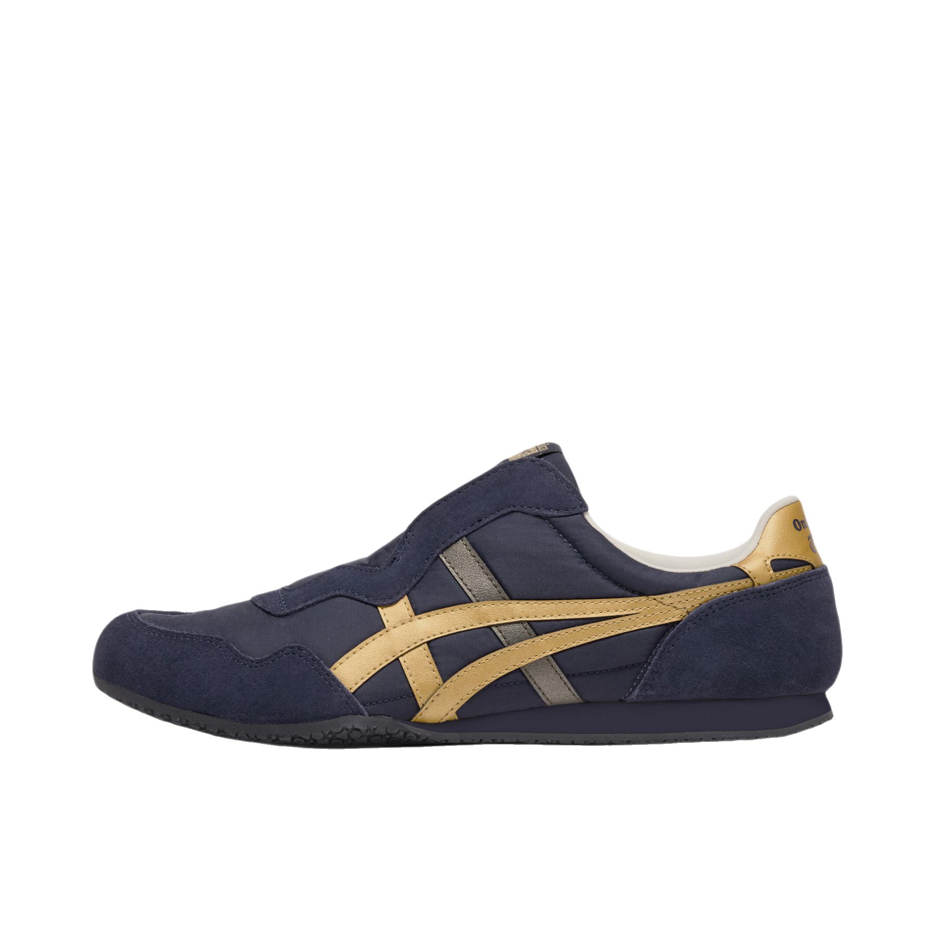推荐商品：Onitsuka Tiger/鬼塚虎 SERRANO™ SLIP-ON 运动休闲鞋 轻便 深蓝色