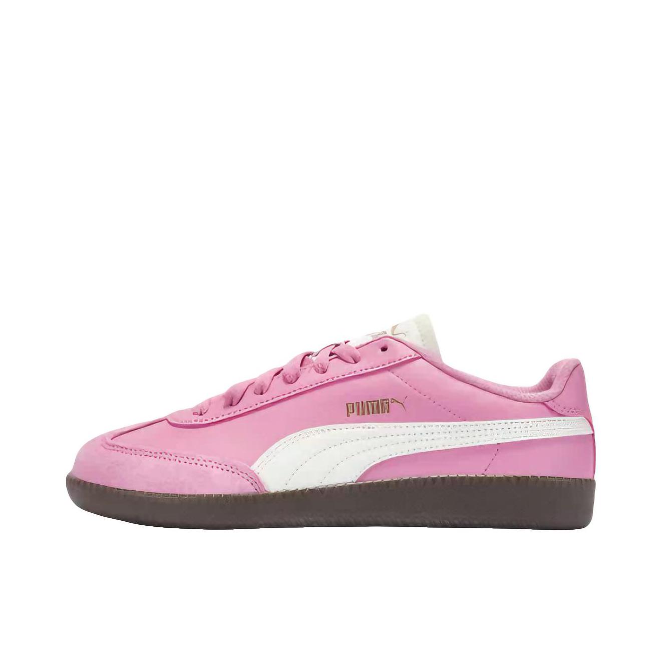 推荐商品：Puma/彪马 9-T T头鞋 德训鞋 板鞋 防滑耐磨减震透气舒适时尚复古百搭薄底 淡粉色/灰色/金色
