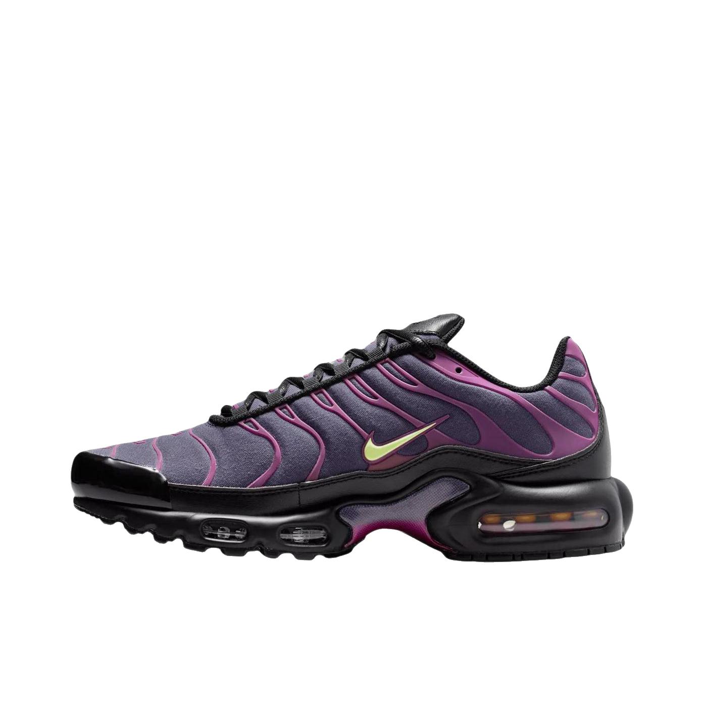 推荐商品：Nike Air Max Plus 跑鞋 休闲舒适轻便网布透气防滑耐磨气垫缓震包裹性贴合圆头 紫色