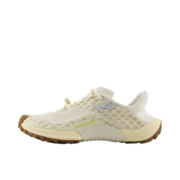 推荐商品：New Balance Minimus Trail 跑鞋 舒适百搭防滑耐磨回弹低帮薄底 B宽/女款/浅米色/米白色 