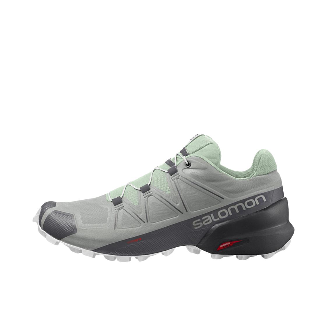 推荐商品：Salomon/萨洛蒙 Speedcross 5 防水 网布 抓地 织物 越野 户外鞋 徒步鞋 女款/灰色/绿色