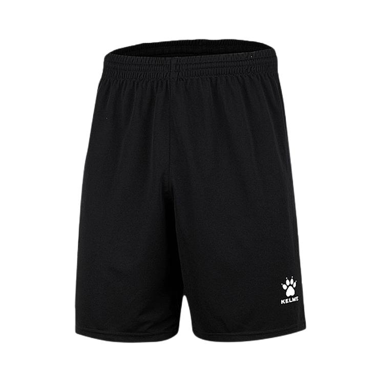 KELME 速干透气梭织跑步健身训练足球比赛门将快干无口袋五分裤运动短裤 K15Z434