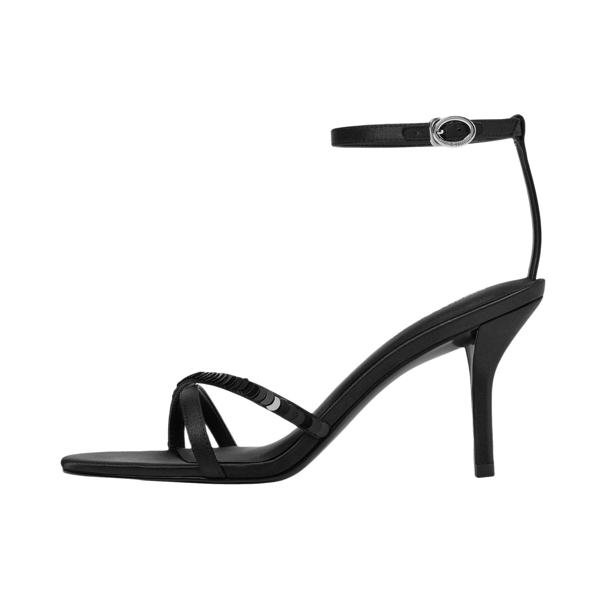 推荐商品：CHARLES&KEITH 高跟鞋 气质时尚潮流 CK1-60920429 跟高8cm/黑色
