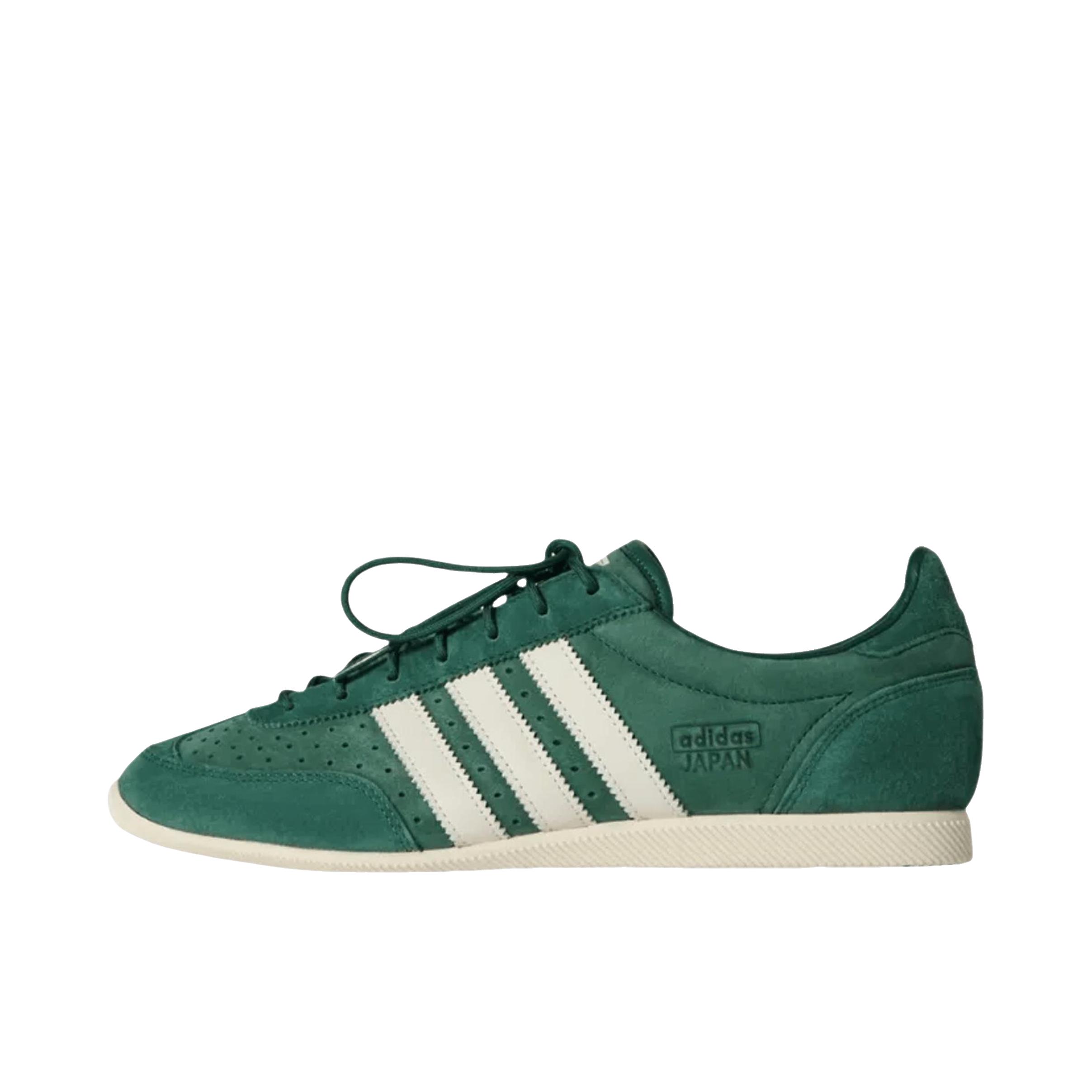 推荐商品：adidas Originals Japan 防滑耐磨 舒适轻便 复古百搭 潮流 T头鞋 薄底鞋 运动休闲鞋 KITH联名/绿色/白色