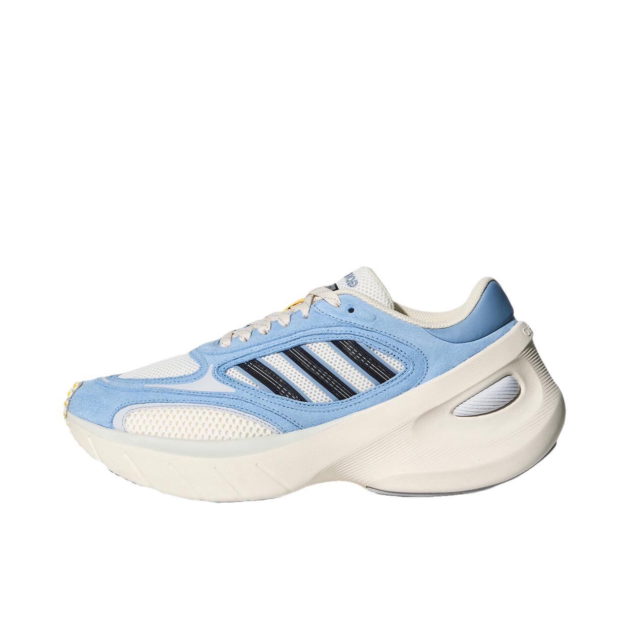 推荐商品：adidas Originals Adizero Goukana 运动休闲鞋 低帮减震防滑厚底支撑贴合 天蓝色/亮白色/质感蓝