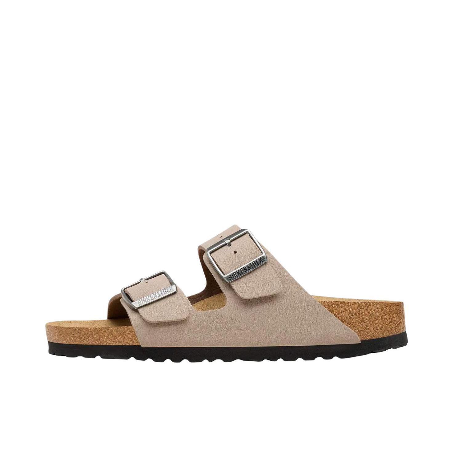 推荐商品：Birkenstock Arizona系列 舒适软底 外穿 软木 双扣 一字 圆头 绒面 搭扣 牛皮革 双带 防磨 拖鞋 勃肯鞋 宽版/灰色/褐色