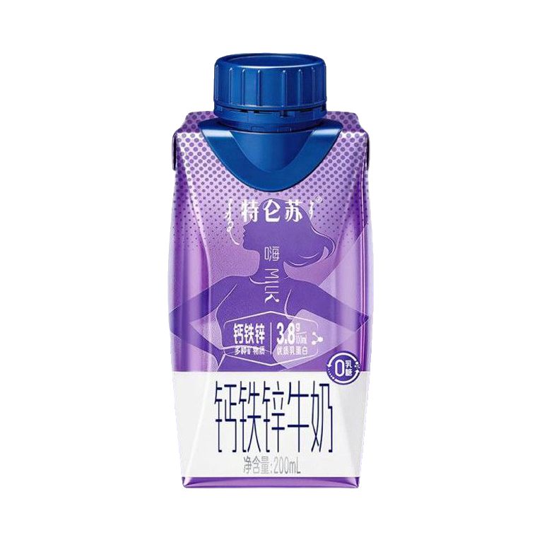 特仑苏 嗨MILK 200ml 钙铁锌牛奶 盒装 200ml