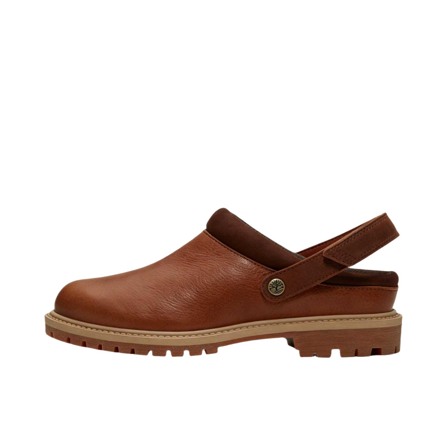 推荐商品：Timberland/添柏岚 PREMIUM系列 运动休闲鞋 平跟一脚蹬圆头 铁锈色