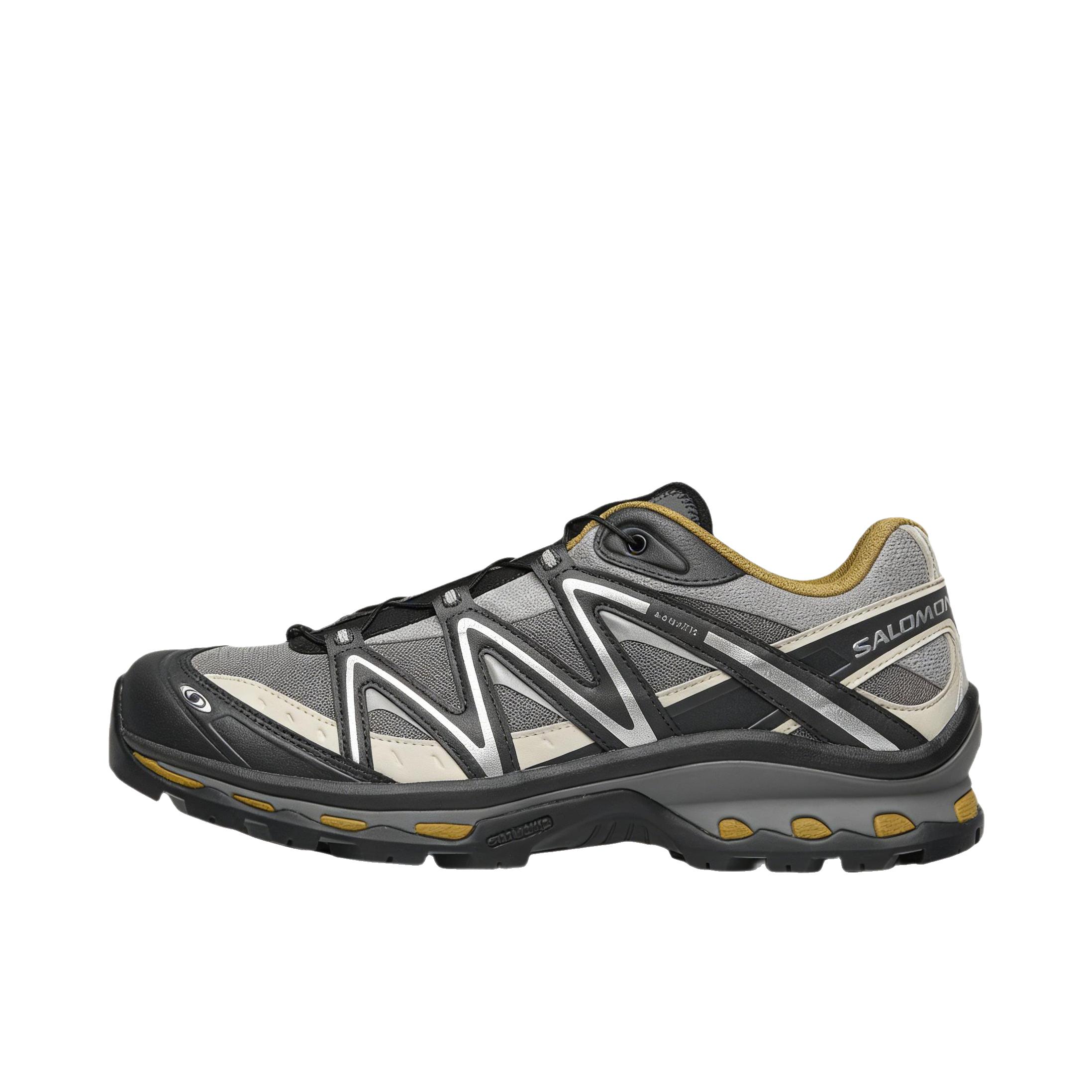推荐商品：Salomon/萨洛蒙 XT-Quest ADV 越野 防水 稳定支撑 减震 网布 包裹性 户外休闲鞋 黑色/黄色