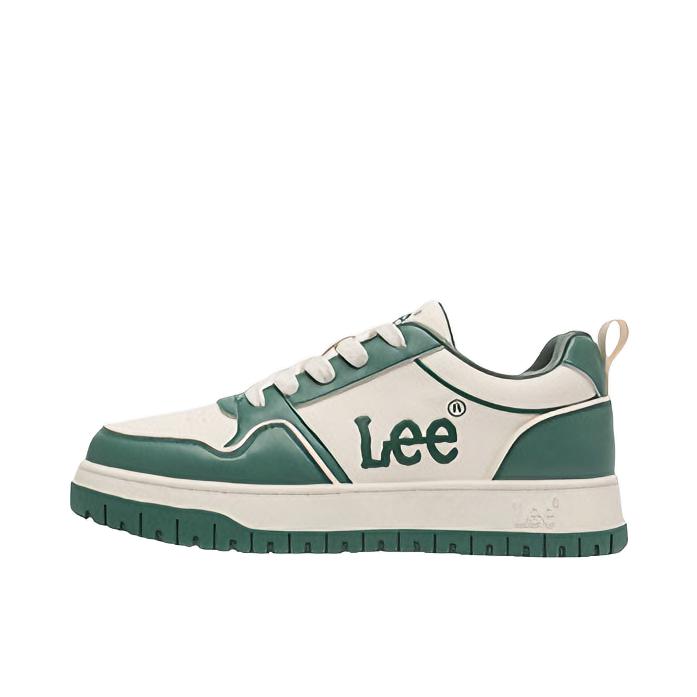推荐商品：Lee 板鞋 真皮增高百搭平跟 L261UB662 松石绿