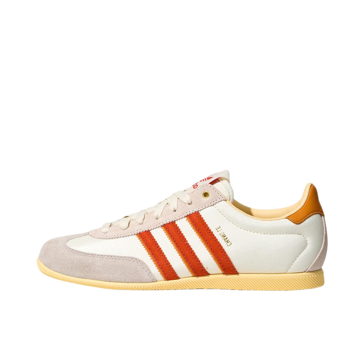 推荐商品：【王鹤棣同款】 adidas Originals CHANGLE T头鞋 运动休闲鞋 薄底轻便舒适百搭复古 象牙白/荣耀琥珀/浅橙黄