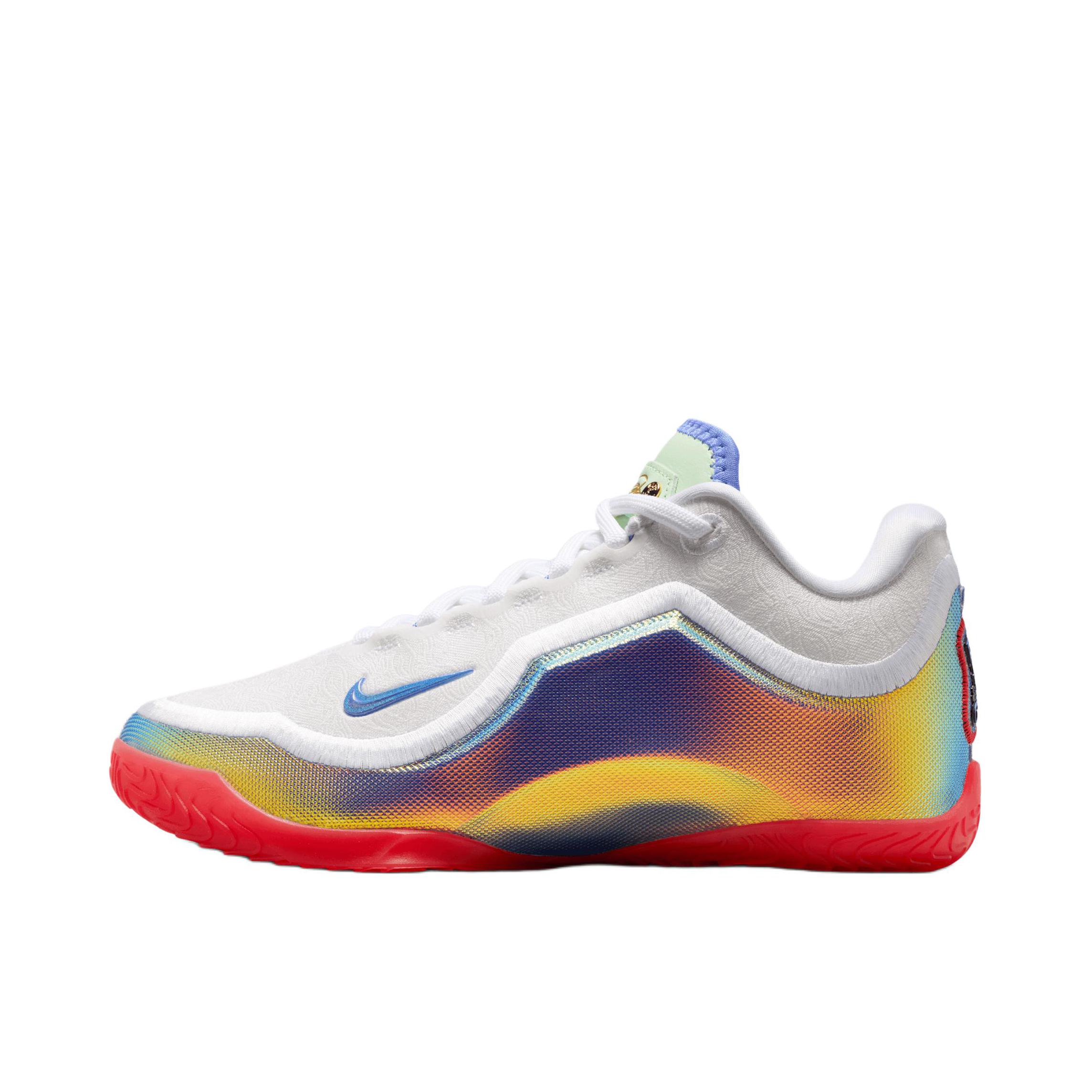 Nike Lebron 23 篮球鞋 抓地系带厚底支撑回弹抗扭 大童/白色